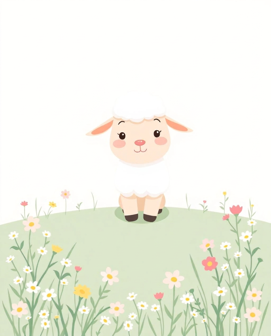 Little Lamb Soft Pastel