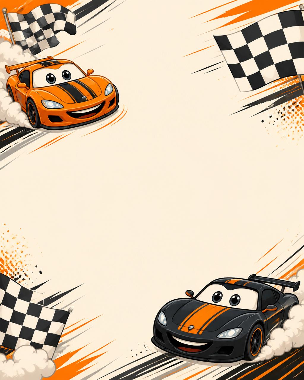 Two Fast Race Cars